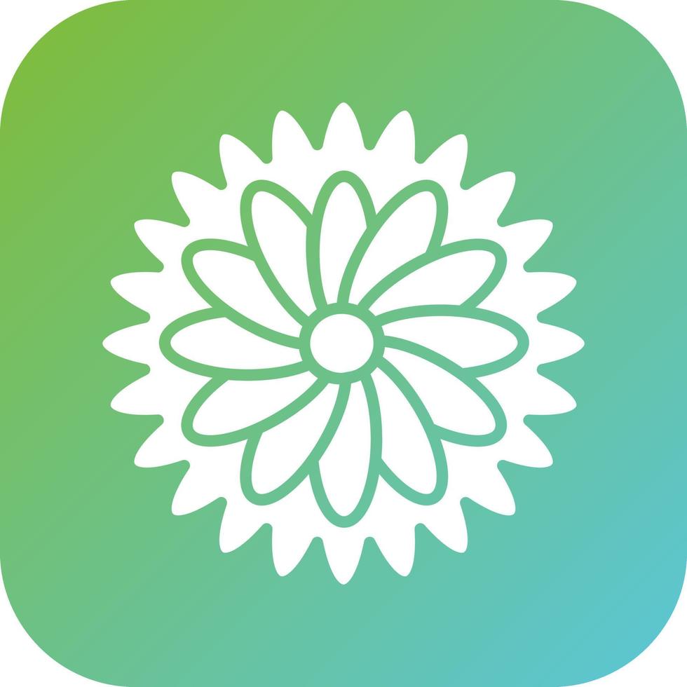 Chamomile Vector Icon Style