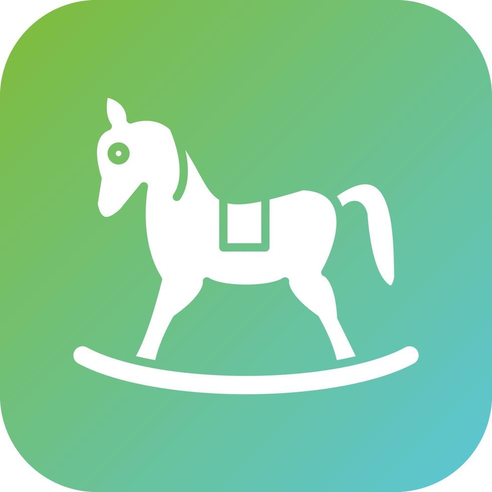 Toy Horse Vector Icon Style