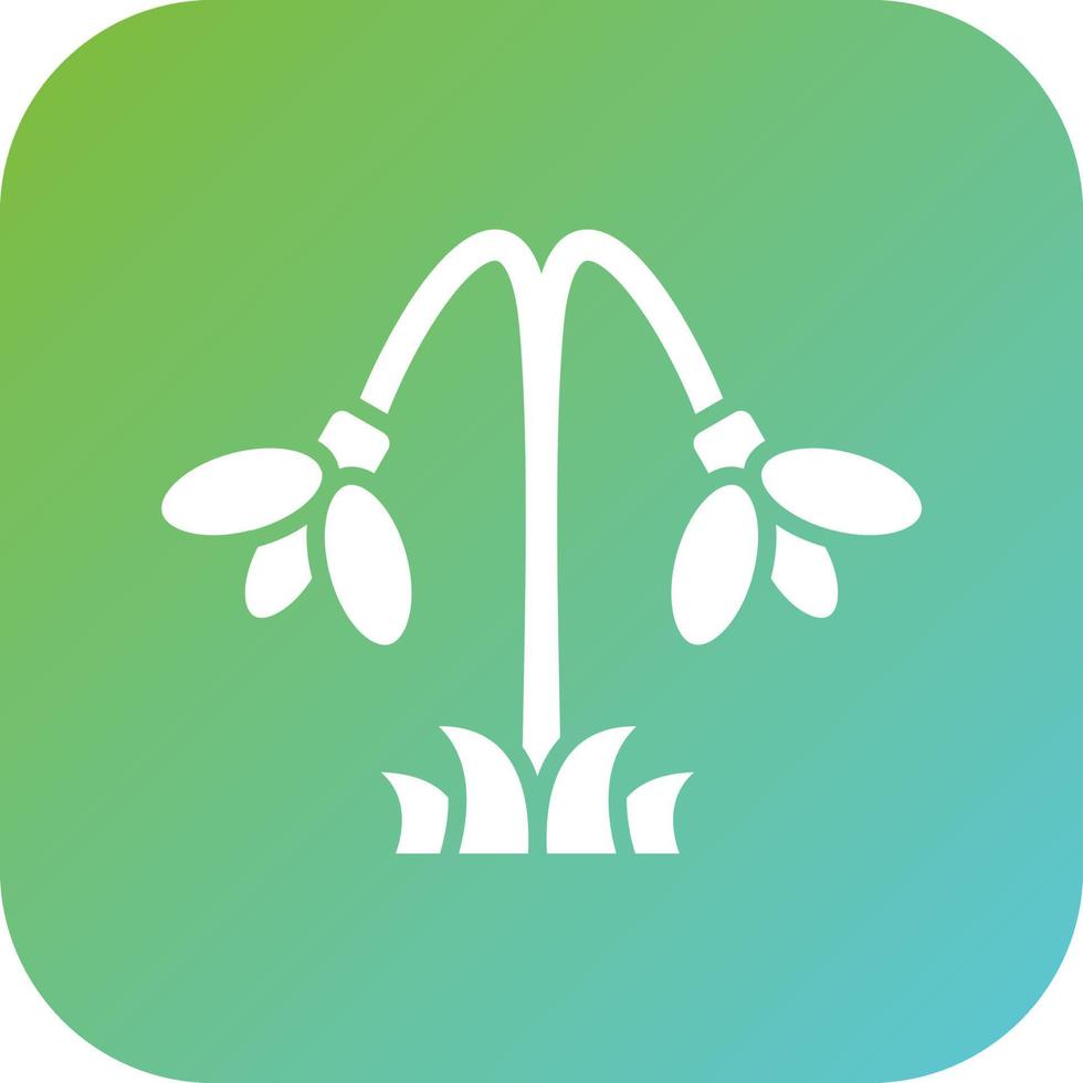 Snowdrop Vector Icon Style