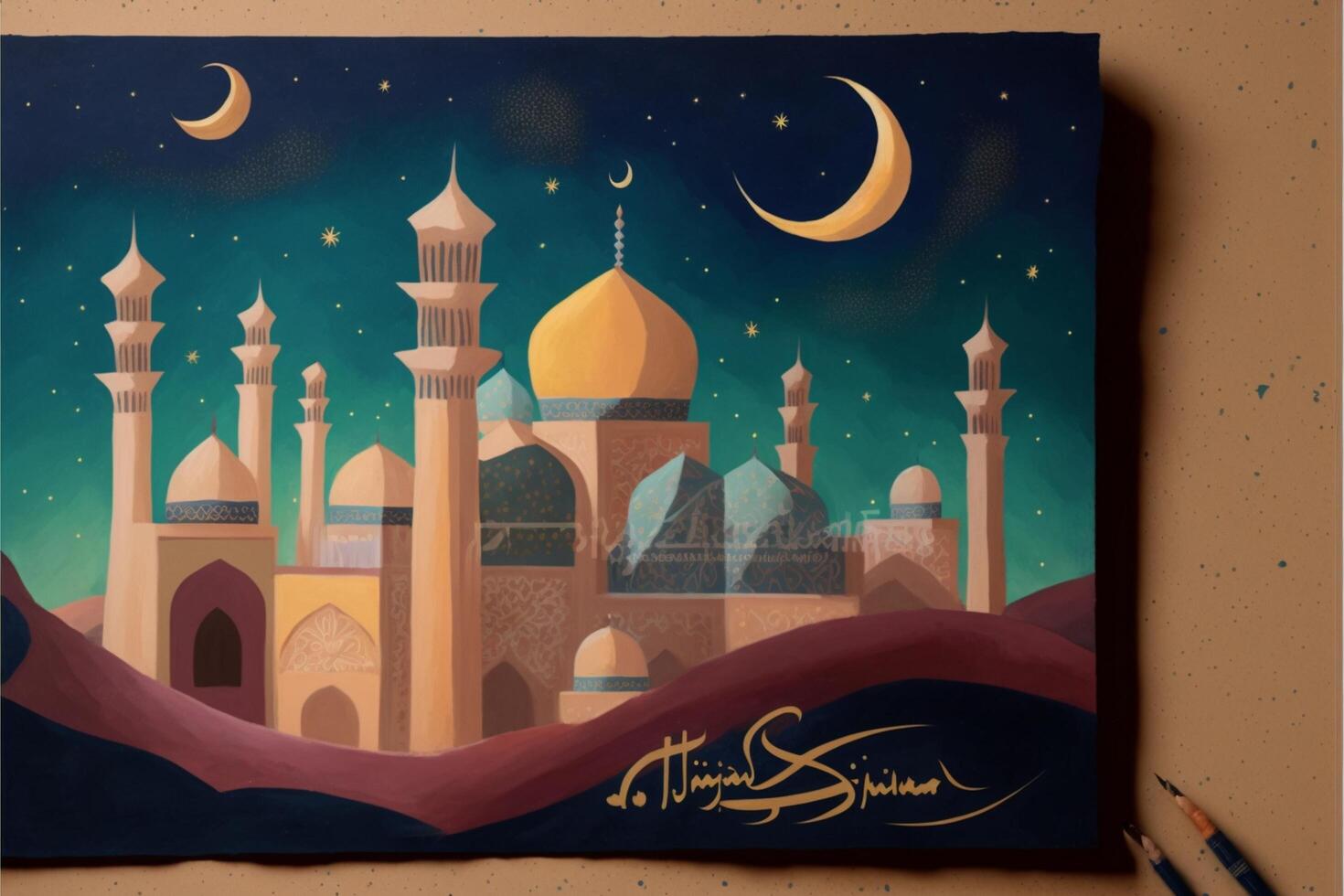 Ramzan Mubarak Happy Ramadan Eid Festive photo