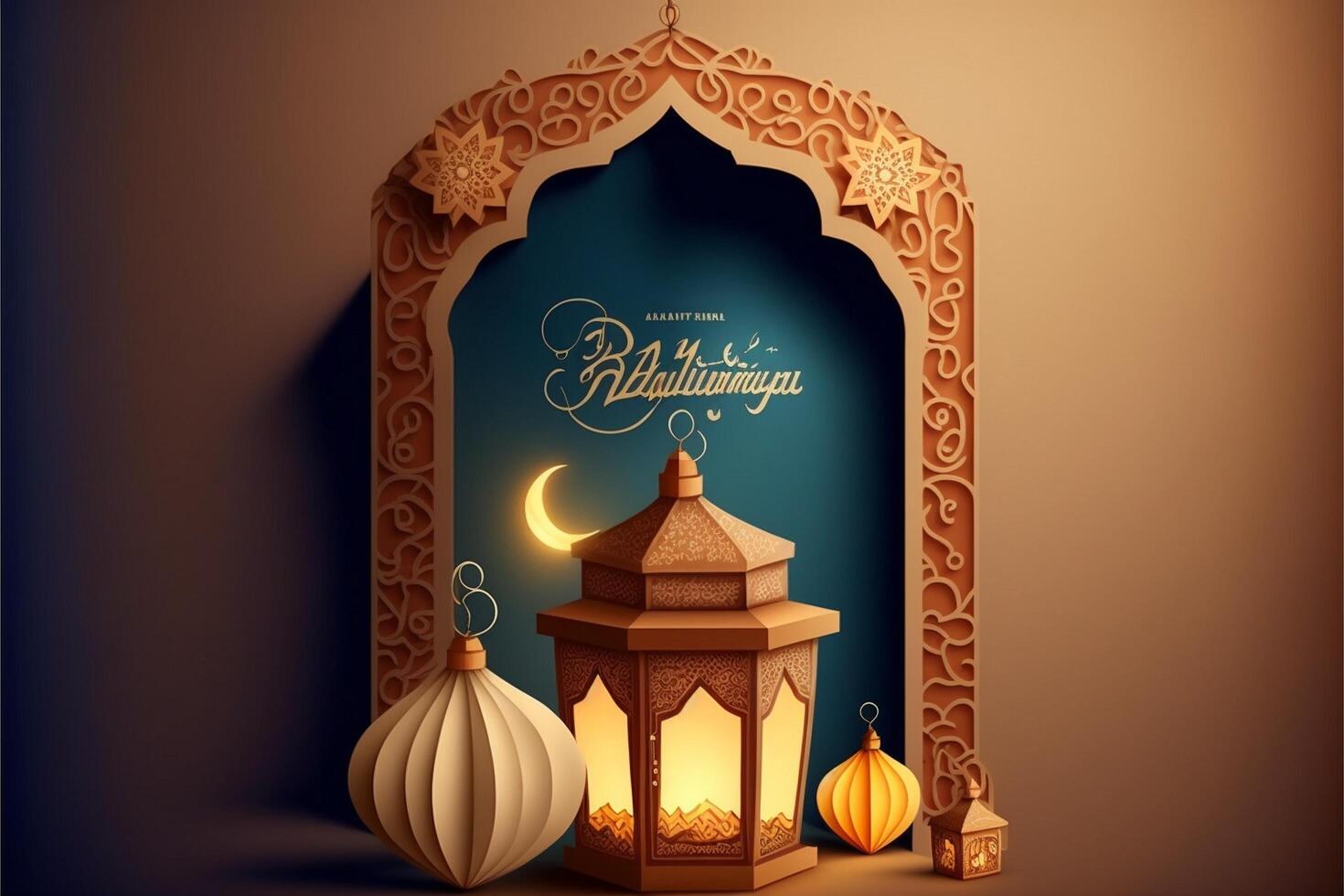 Ramzan Mubarak Happy Ramadan Eid Festive photo