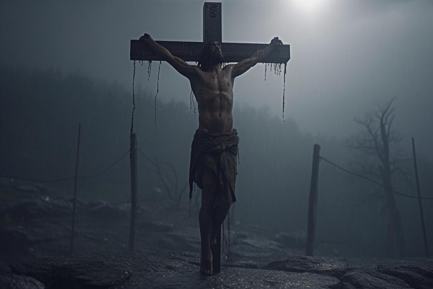 Good Friday Background Image Religious Cross photo