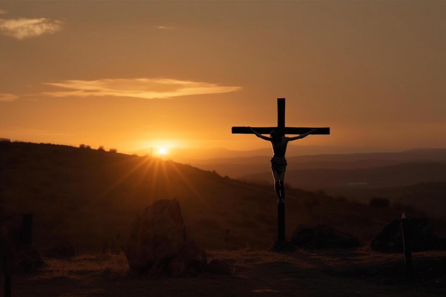 Good Friday Background Image Religious Cross photo