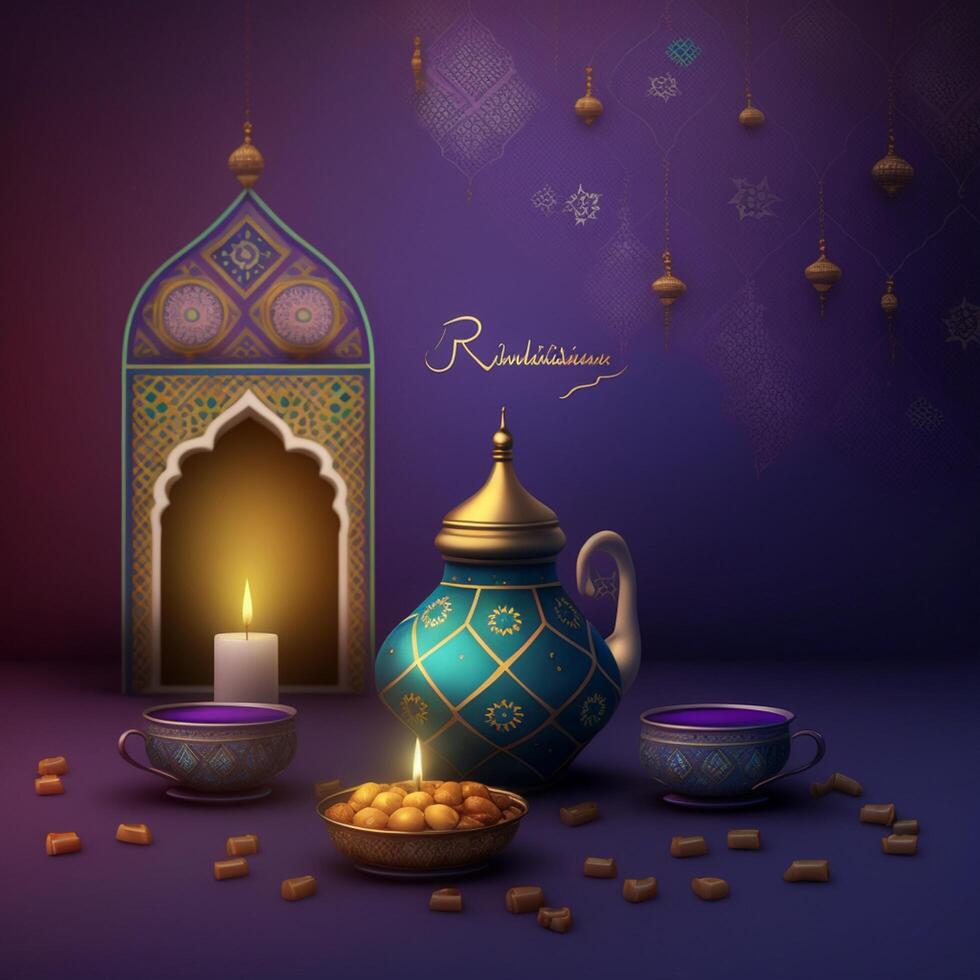 Happy Ramadan Mubarak Eid Mubarak photo