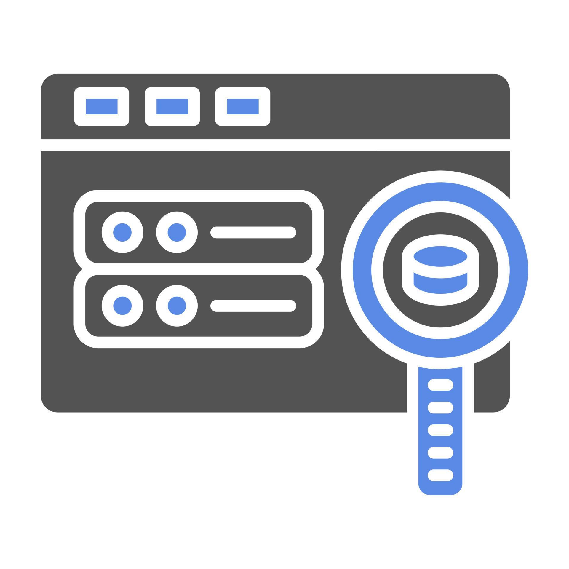 Browsing Data Vector Icon Style 22403511 Vector Art at Vecteezy