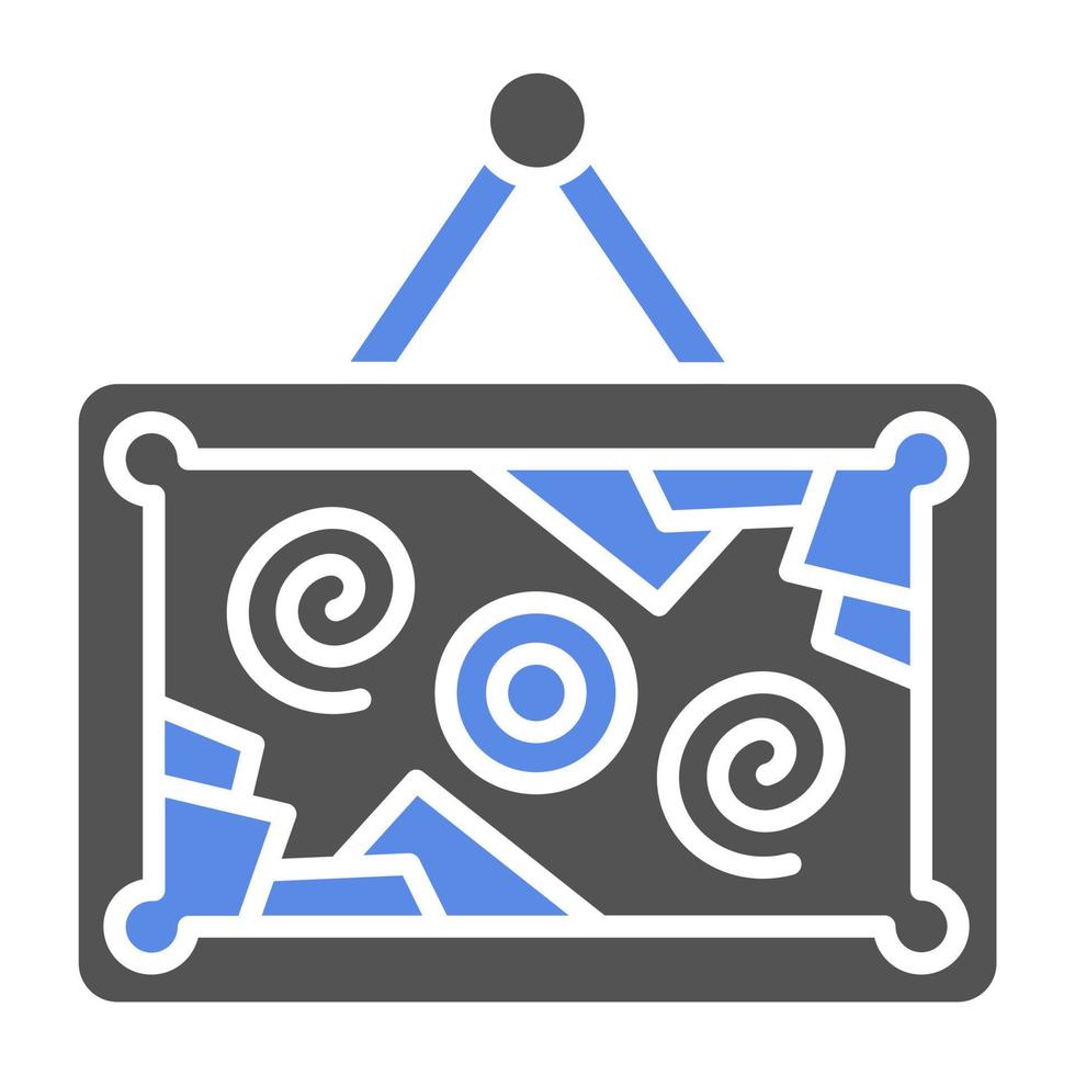 Modern Art Vector Icon Style