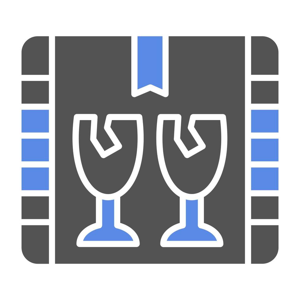 Fragile Vector Icon Style