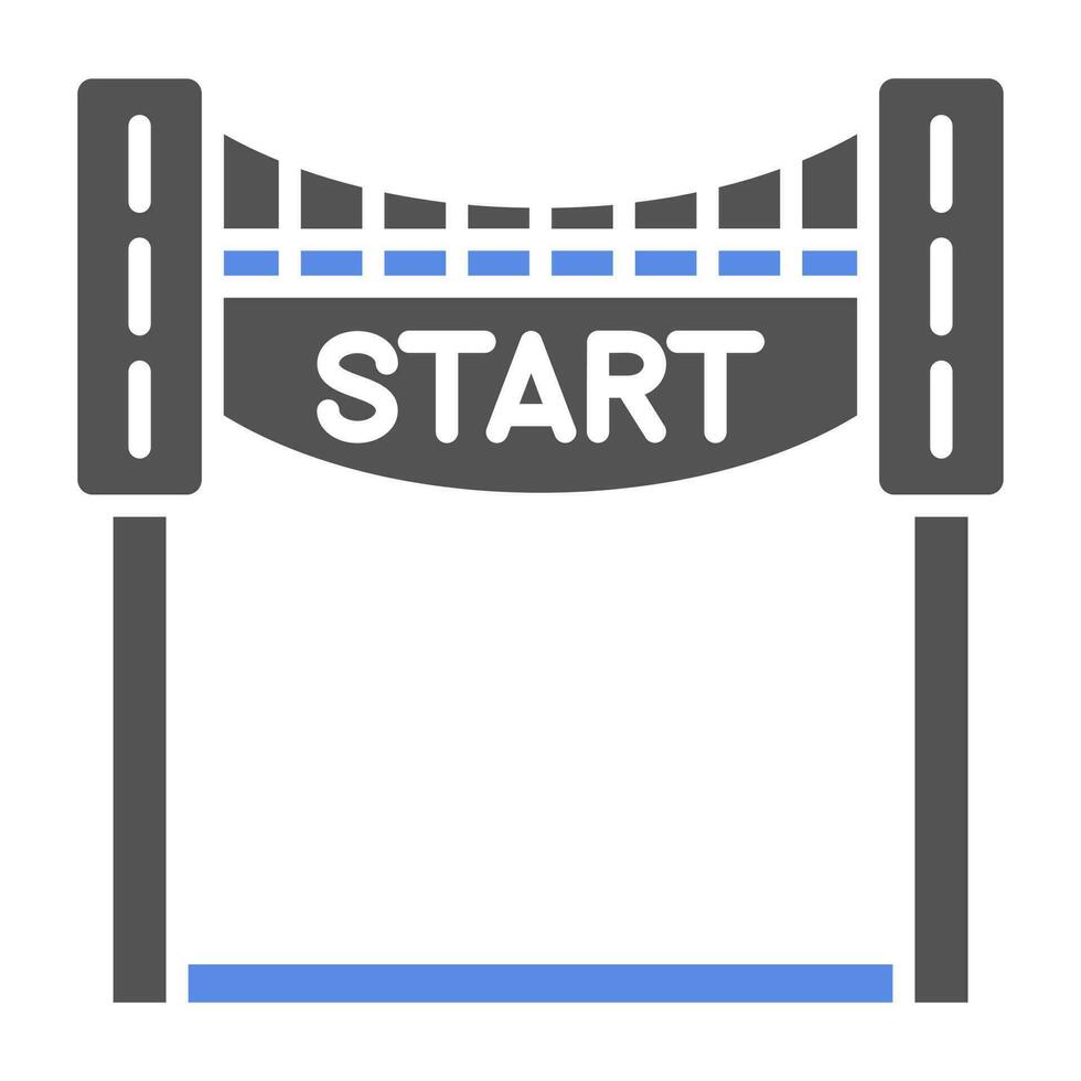 Race Start Vector Icon Style
