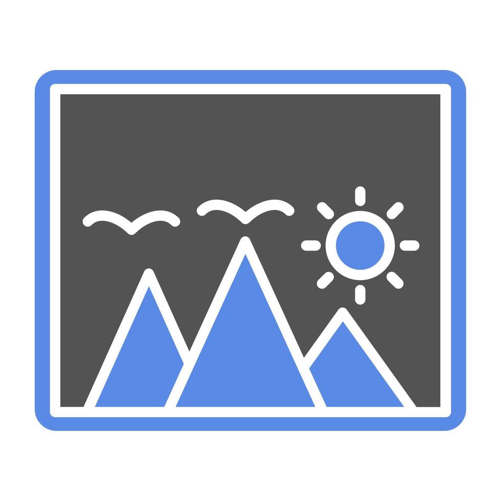 Image Placeholder Vector Icon Style