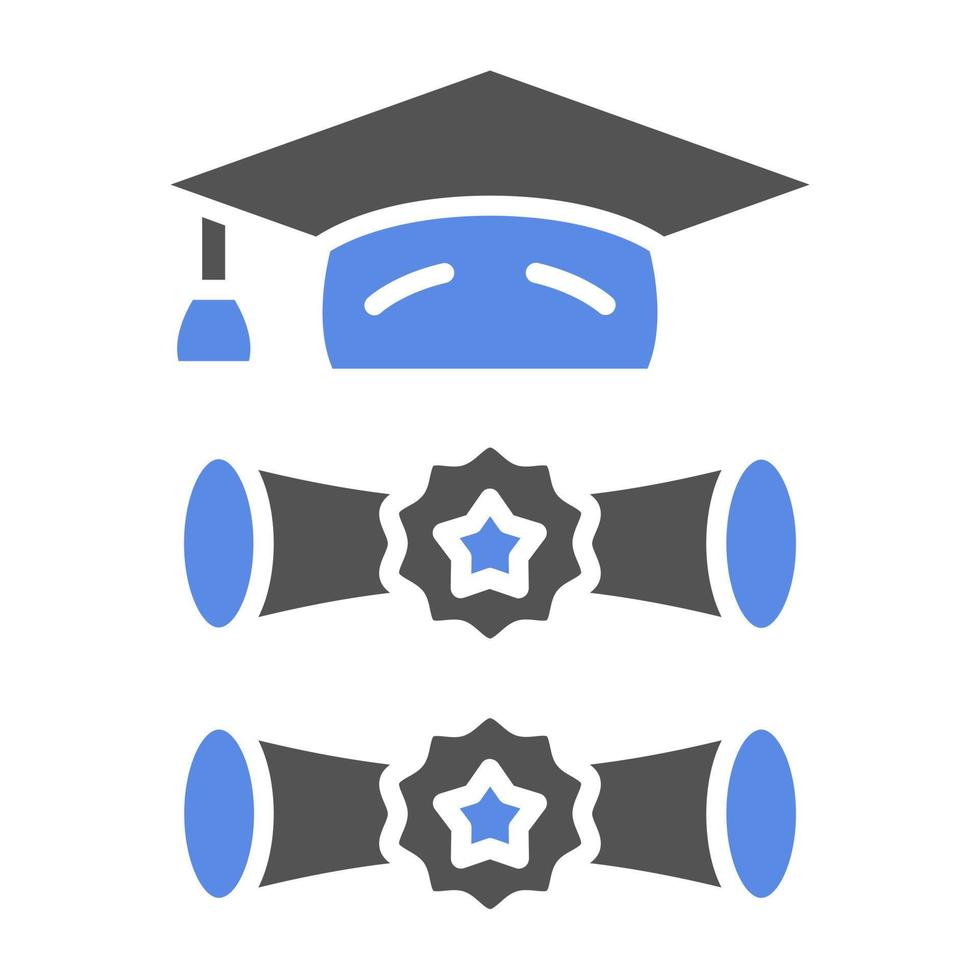 Double Degree Vector Icon Style