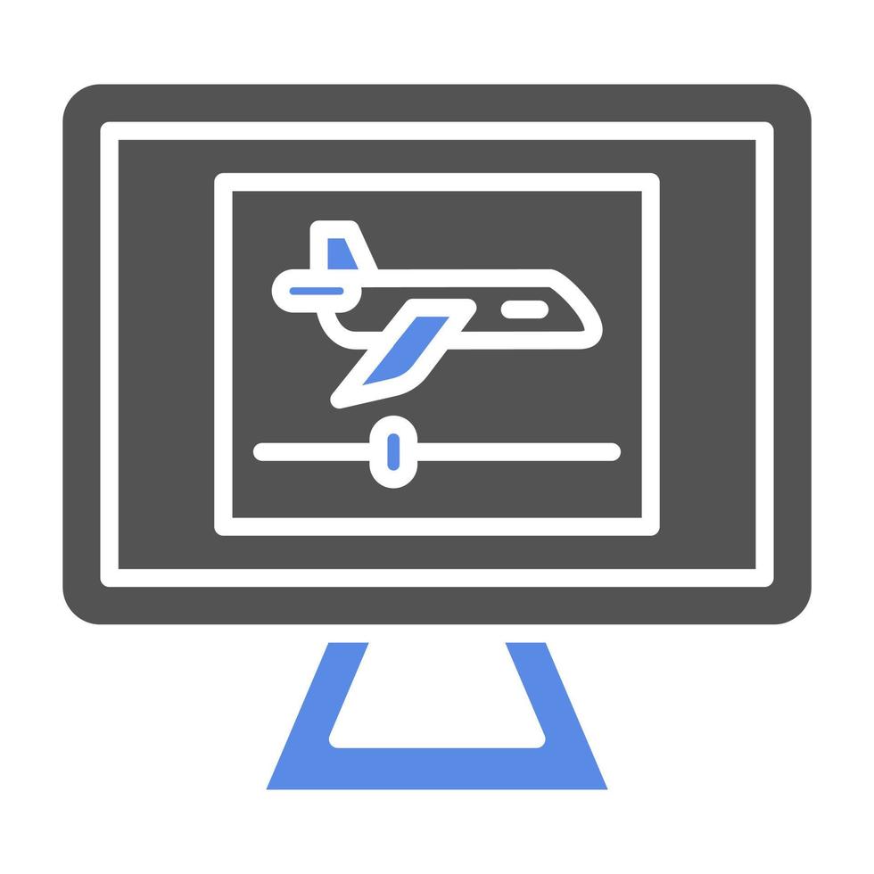 Travel Vlog Vector Icon Style