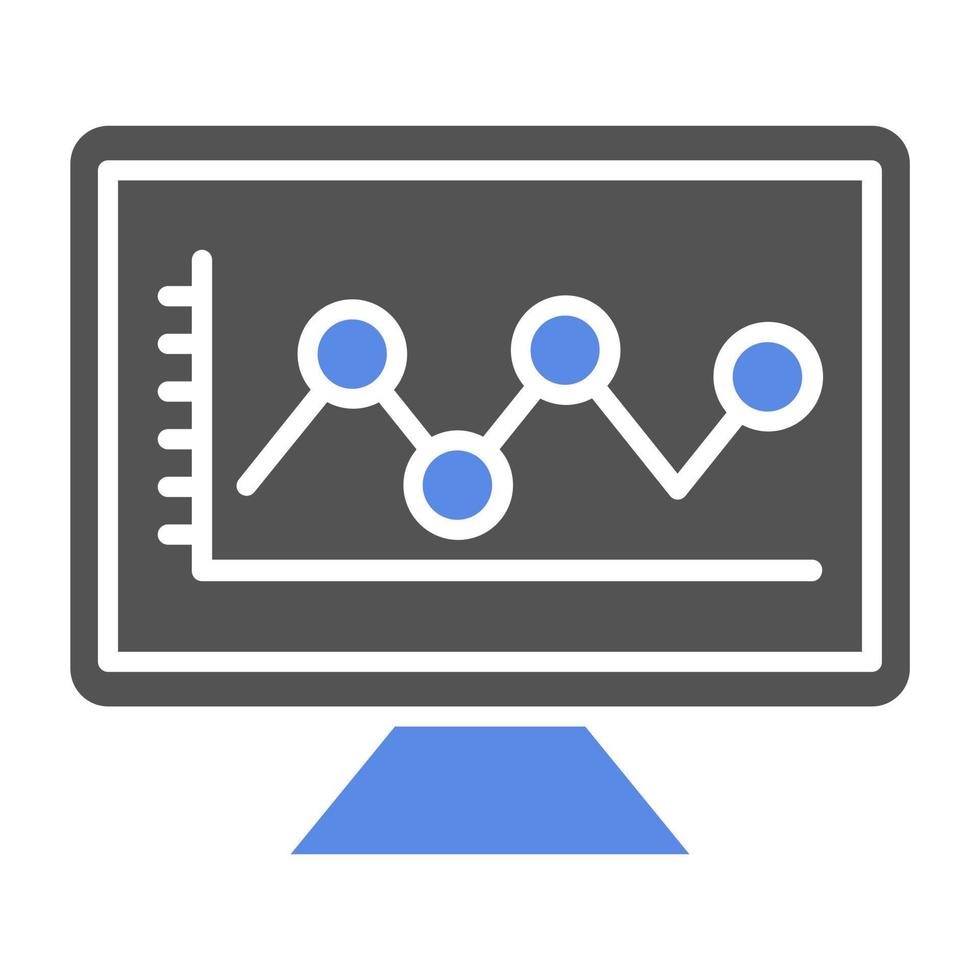 Predictive Analysis Vector Icon Style
