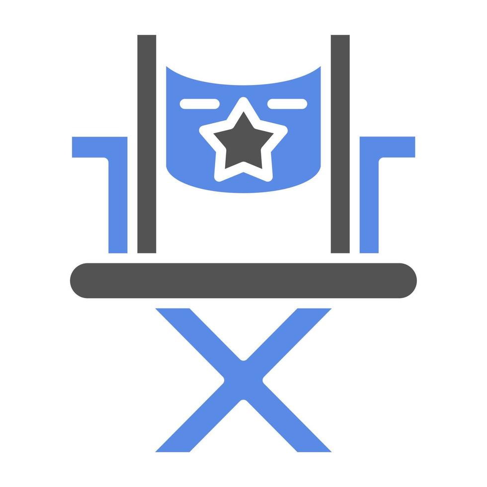 Director Chair Vector Icon Style