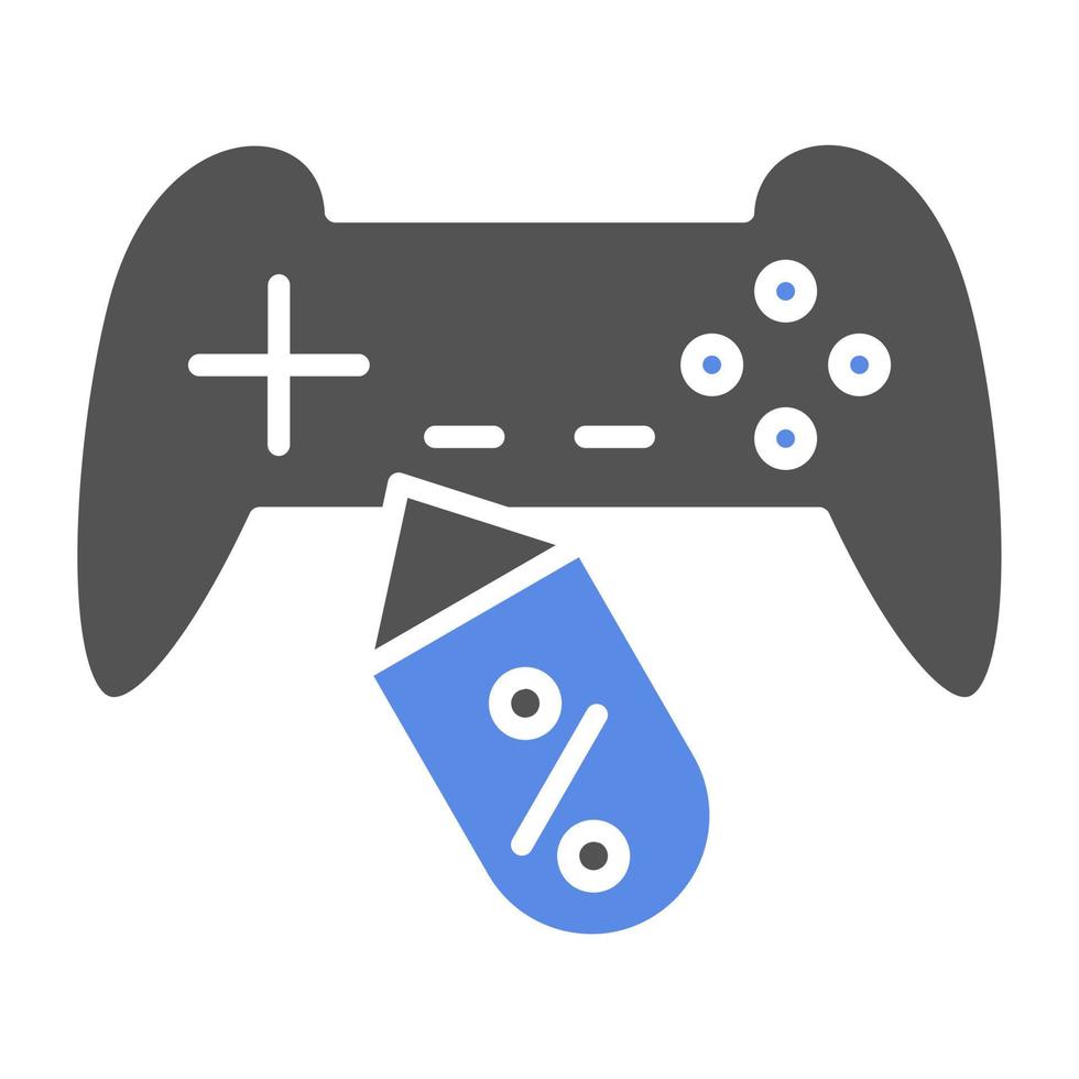 Game Deals Sales Vector Icon Style