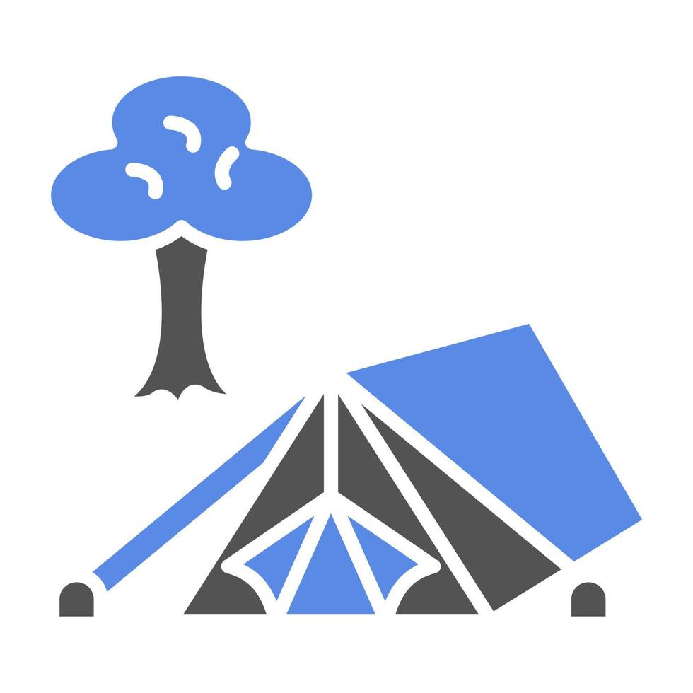 Camping Vector Icon Style