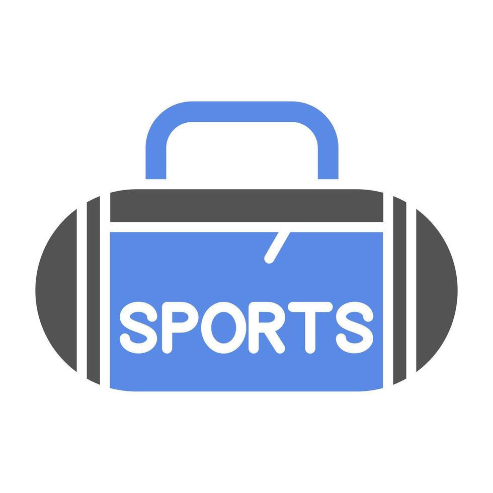 Sport Bag Vector Icon Style