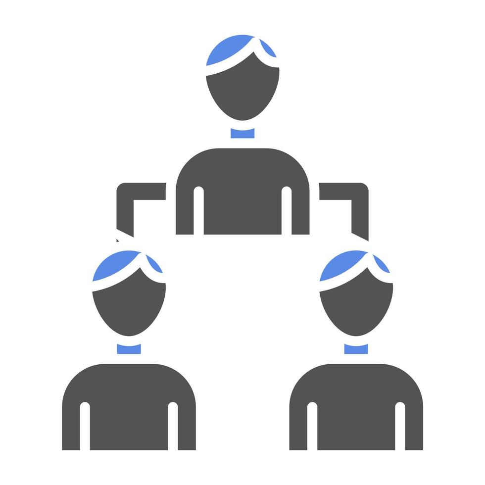 Group Leader Vector Icon Style
