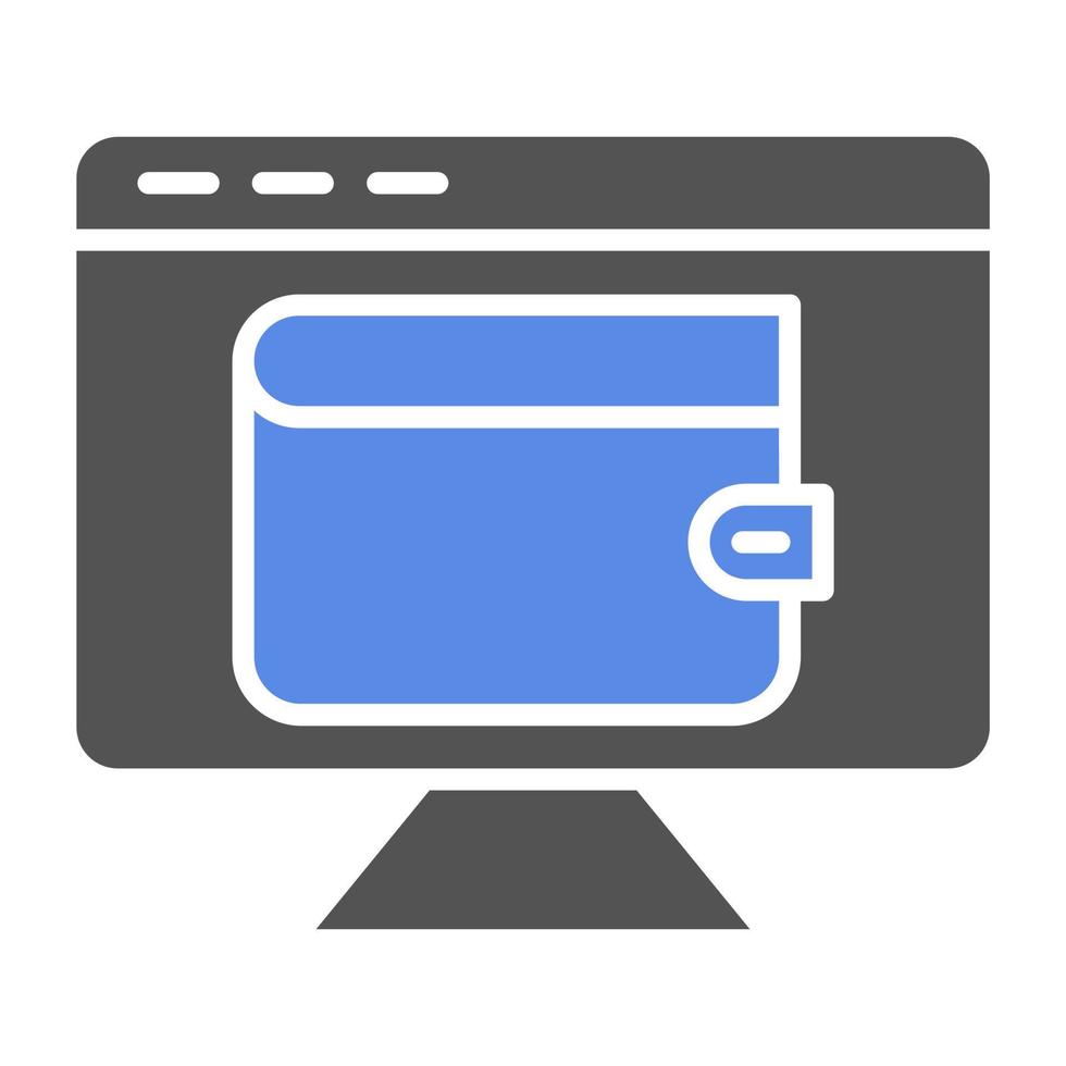 Digital Wallet Vector Icon Style