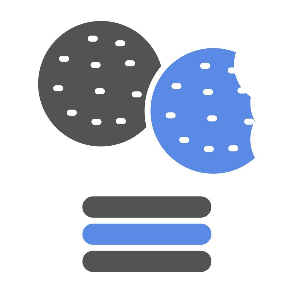 Biscuit Vector Icon Style