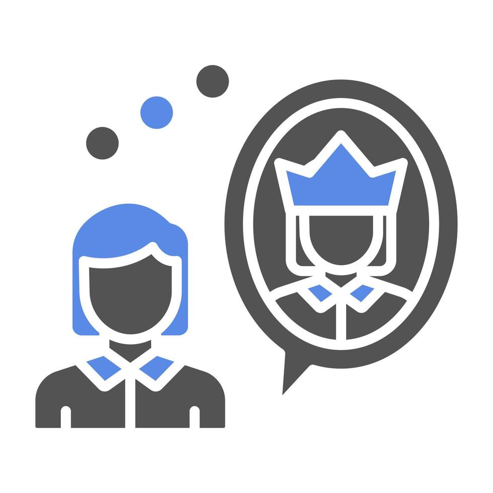 Self Esteem Vector Icon Style