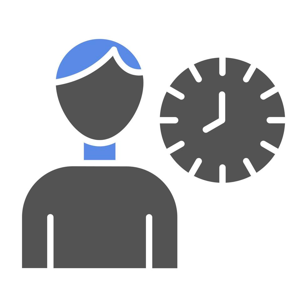 Alone Time Vector Icon Style