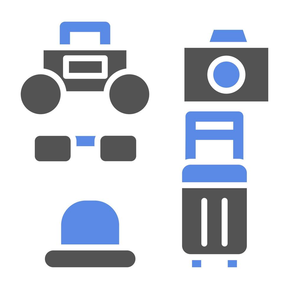 Vacation Style Vector Icon Style