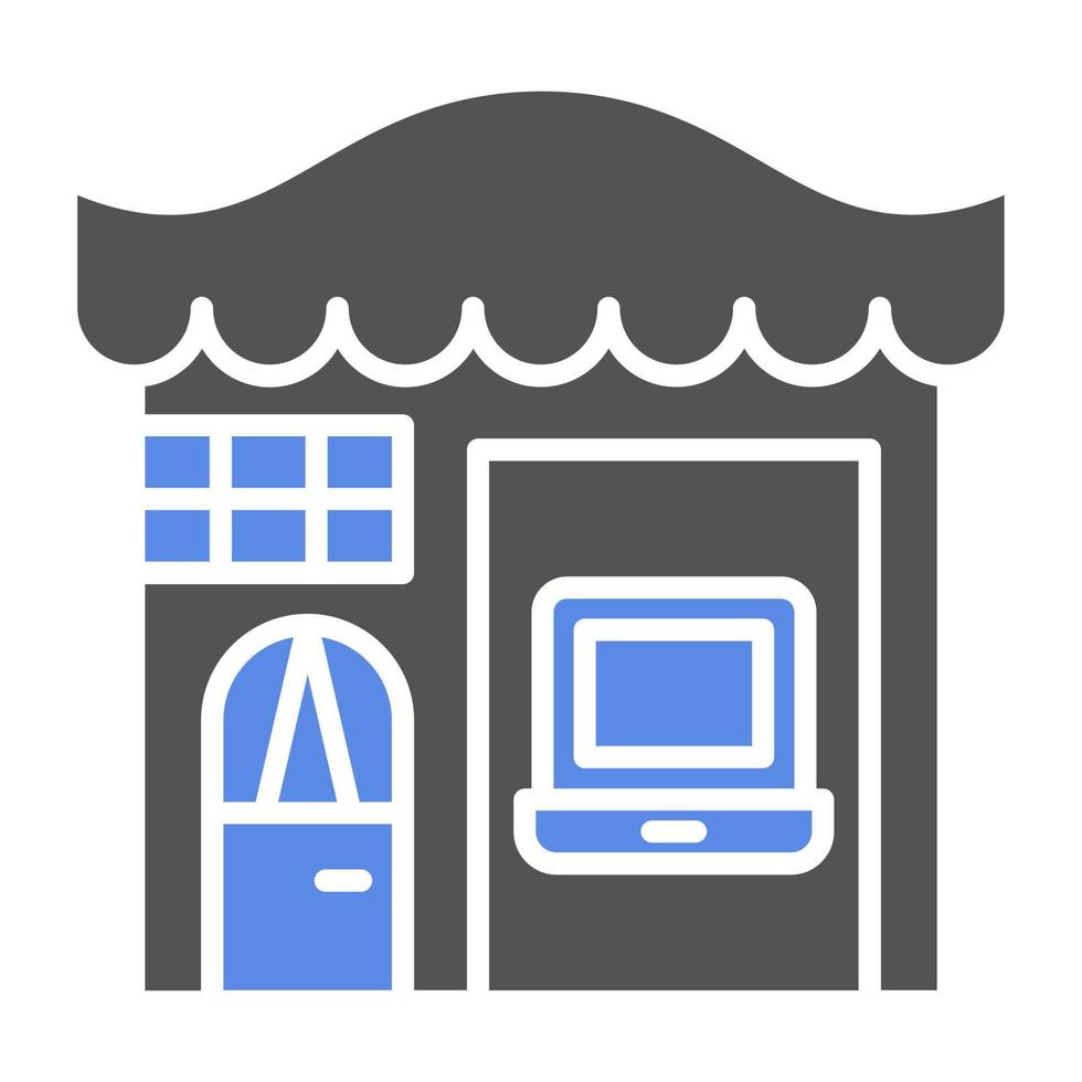 Electronics Shop Vector Icon Style