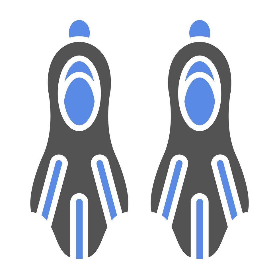 Fins Vector Icon Style