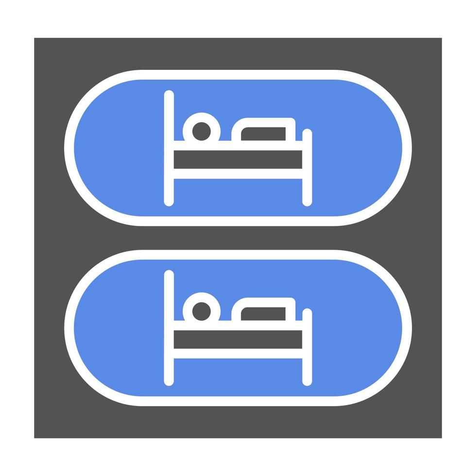 Capsule Hotel Vector Icon Style