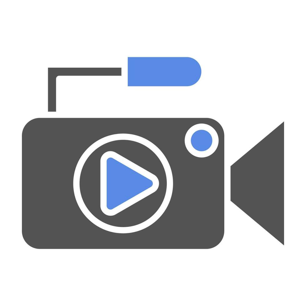 Video Recording Vector Icon Style