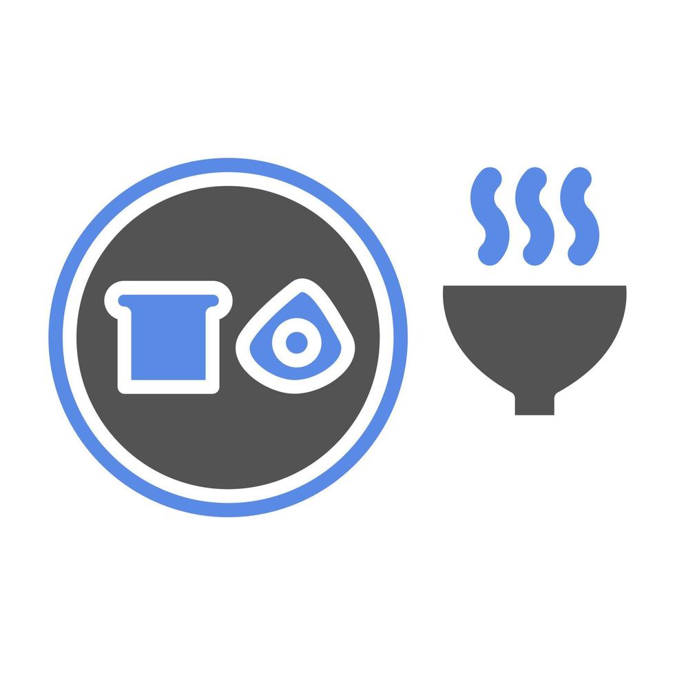 Breakfast Vector Icon Style