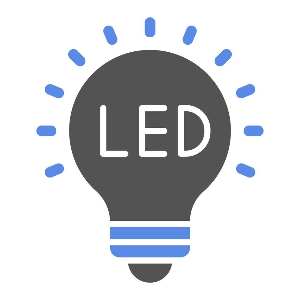 LED Lights Vector Icon Style