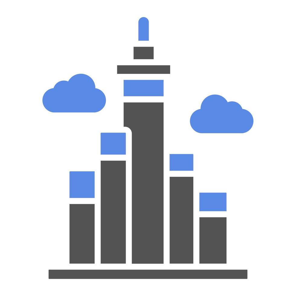 burj califa vector icono estilo