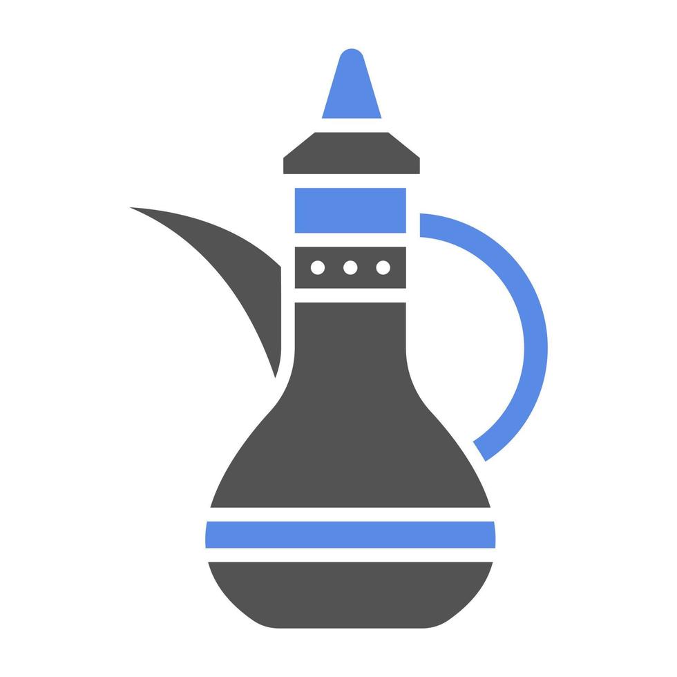 Arabic Teapot Vector Icon Style