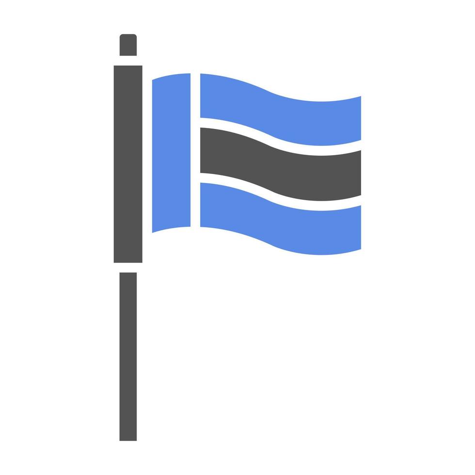 Dubai Flag Vector Icon Style