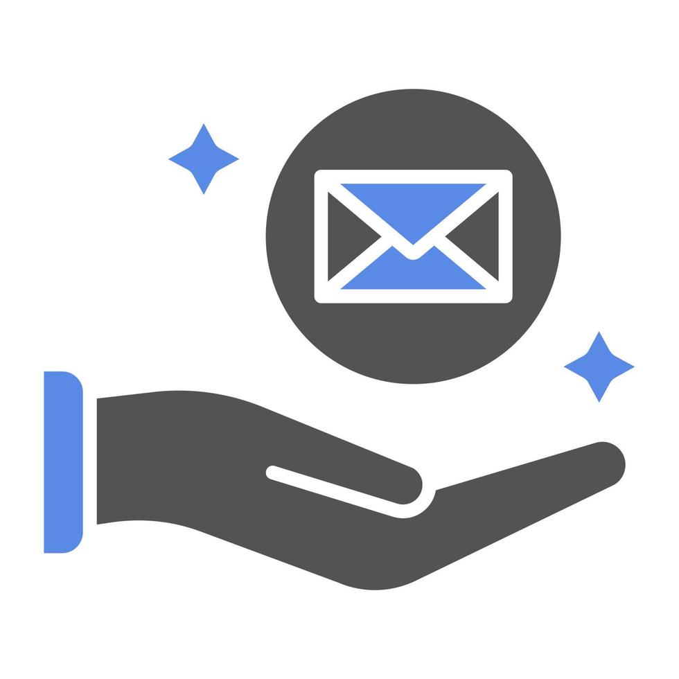 postal Servicio vector icono estilo