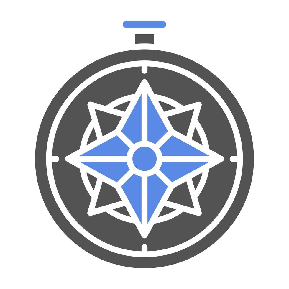 Compass Vector Icon Style