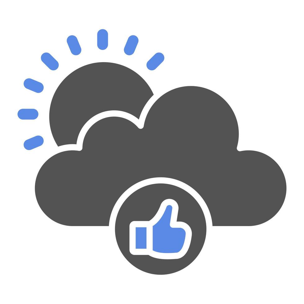 Good Weather Vector Icon Style