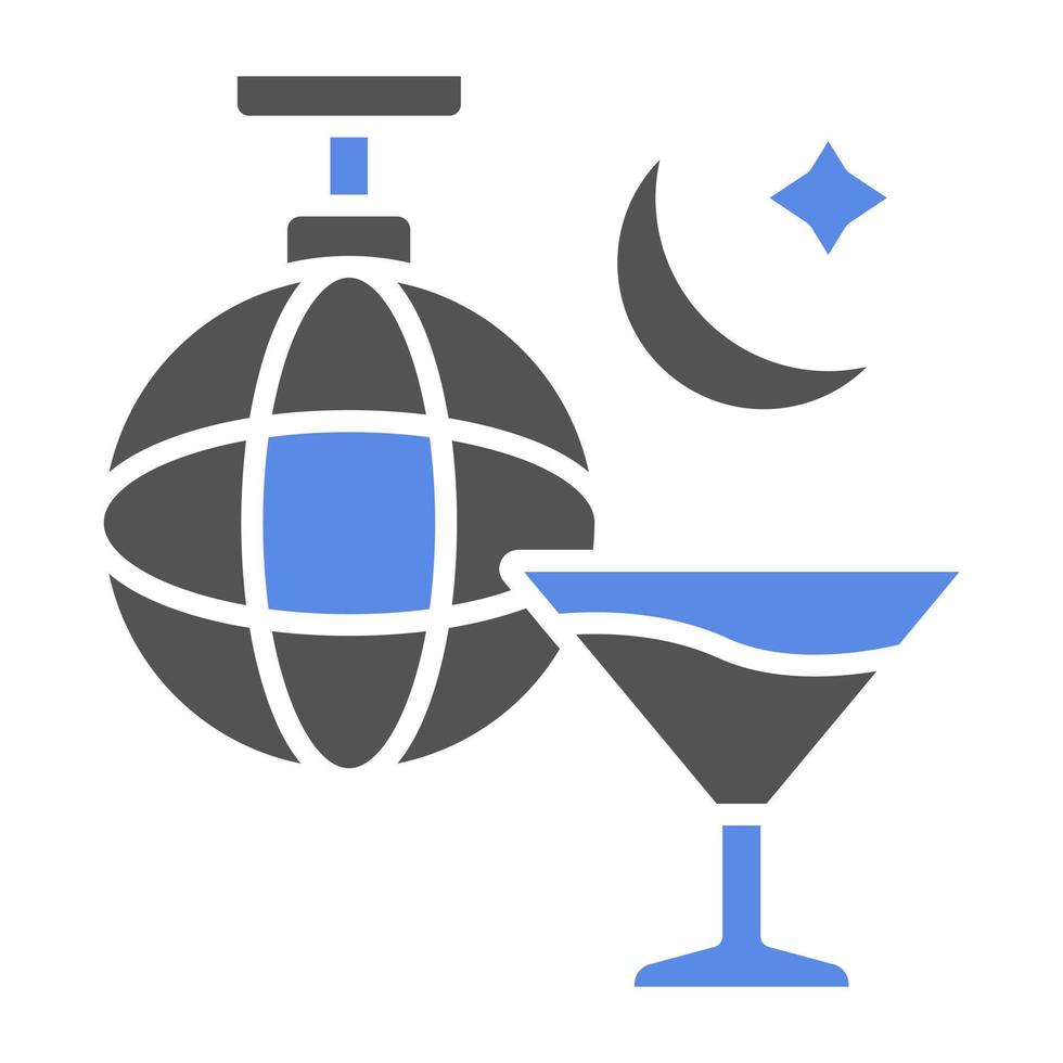 Nightlife Vector Icon Style