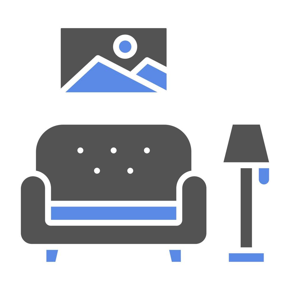 Living Room Vector Icon Style