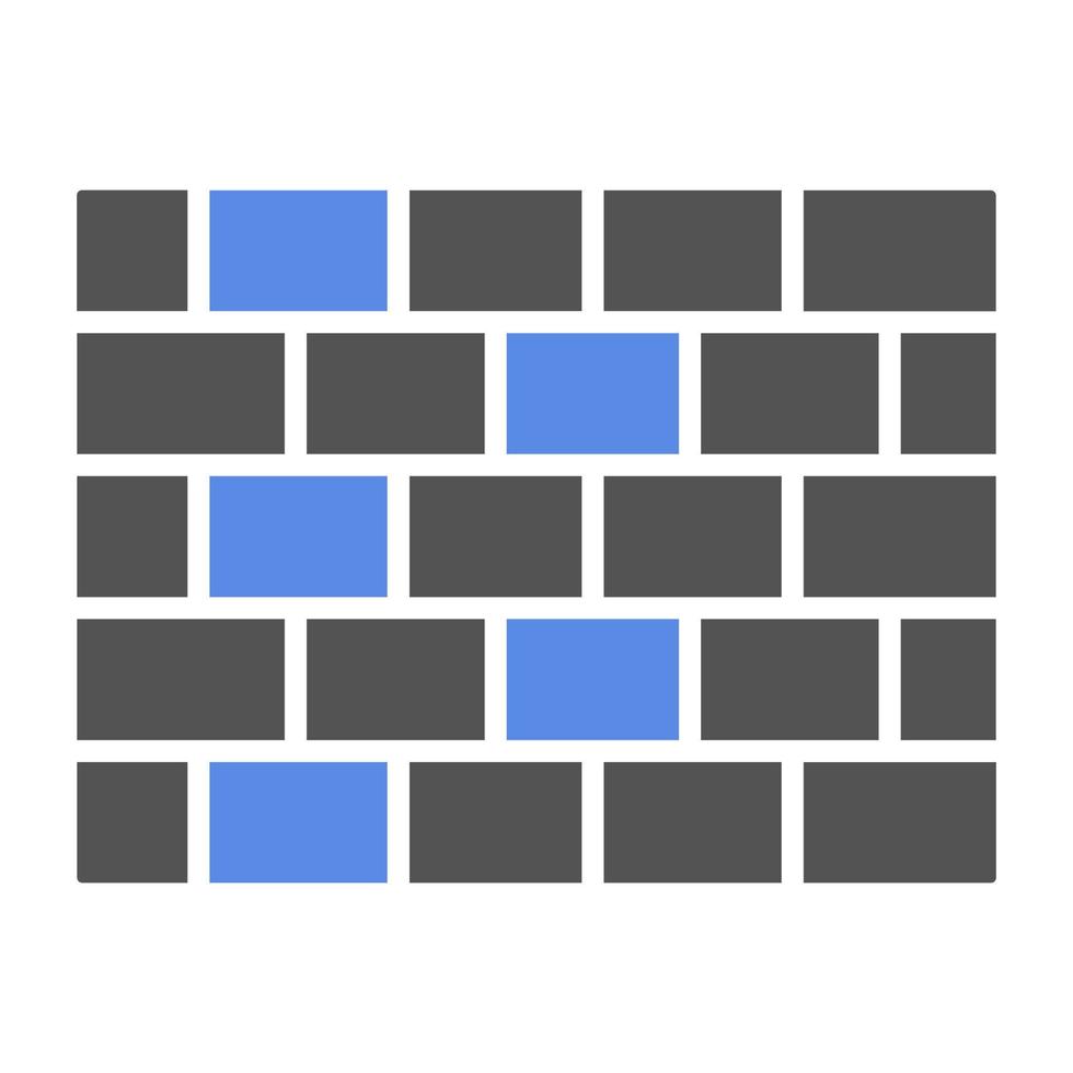 Brick Wall Vector Icon Style
