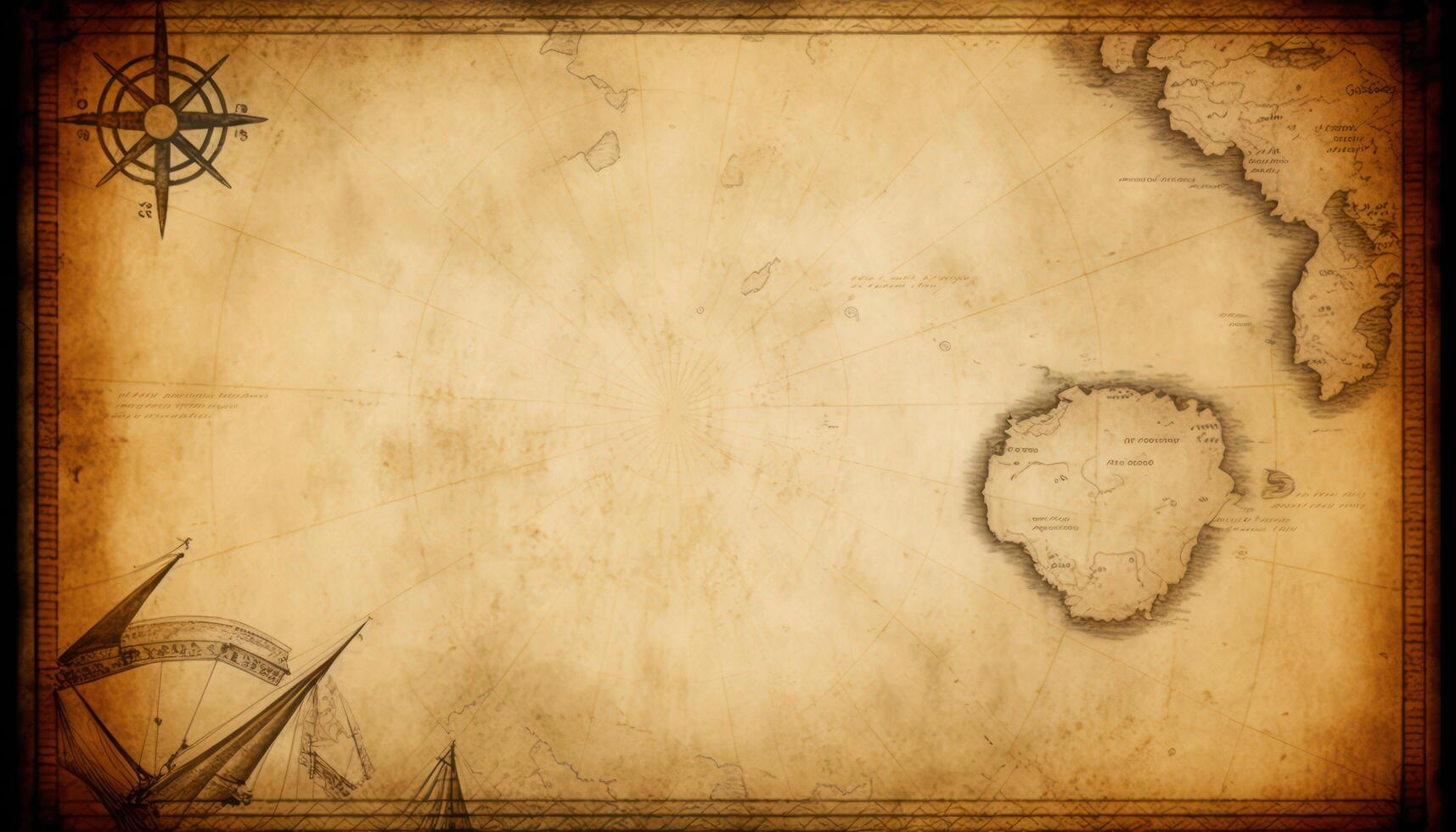 Old nautical grunge map background. photo