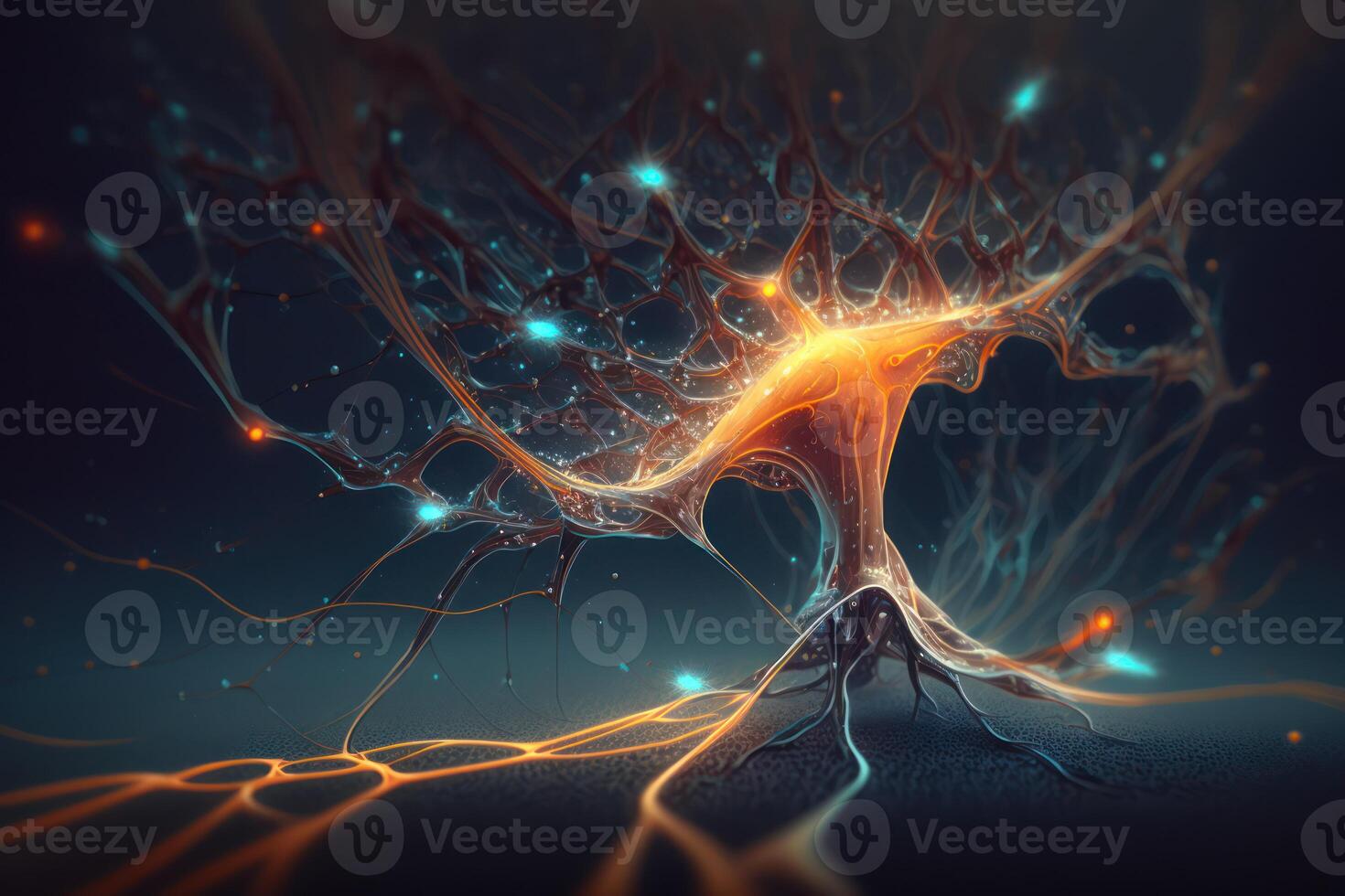 neural network. AI Generated 22405376 Stock Photo at Vecteezy
