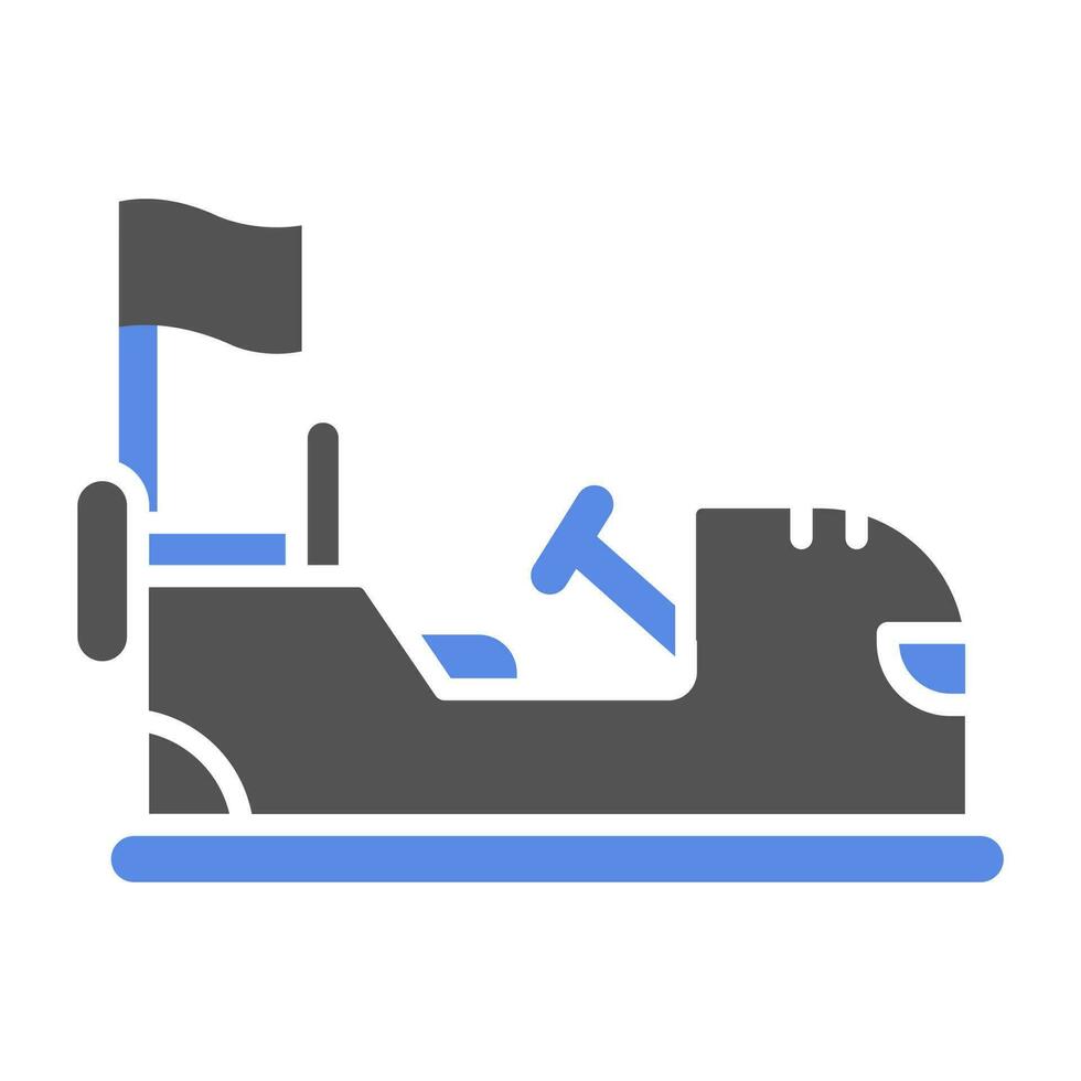 Bumper Cars Vector Icon Style