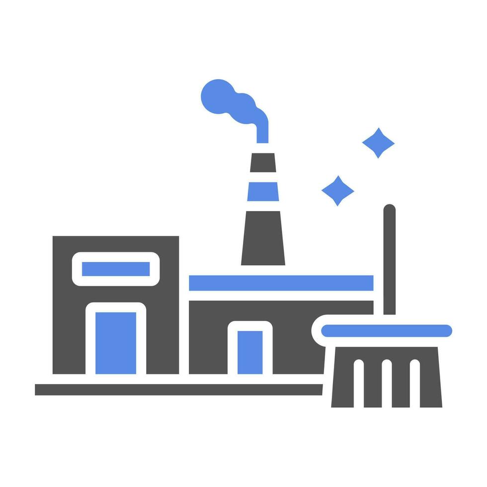 Industrial Cleaning Vector Icon Style