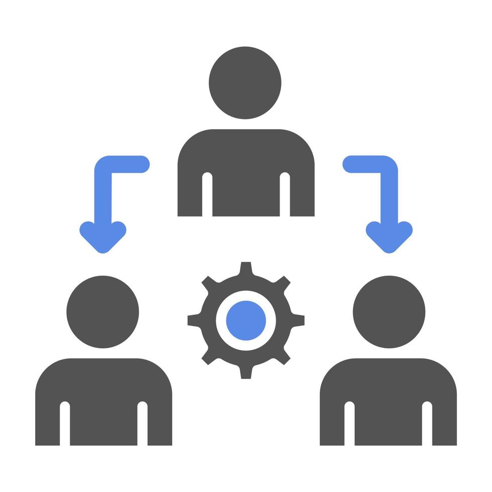 Delegate Vector Icon Style