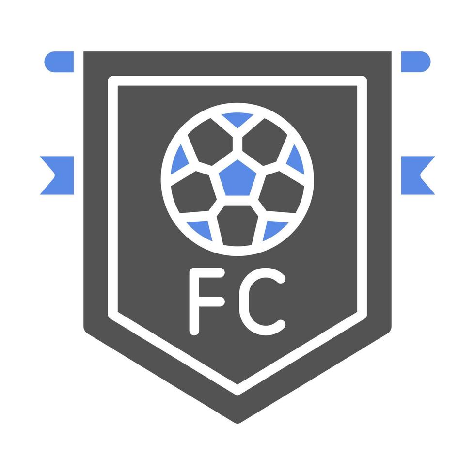 fútbol americano club vector icono estilo