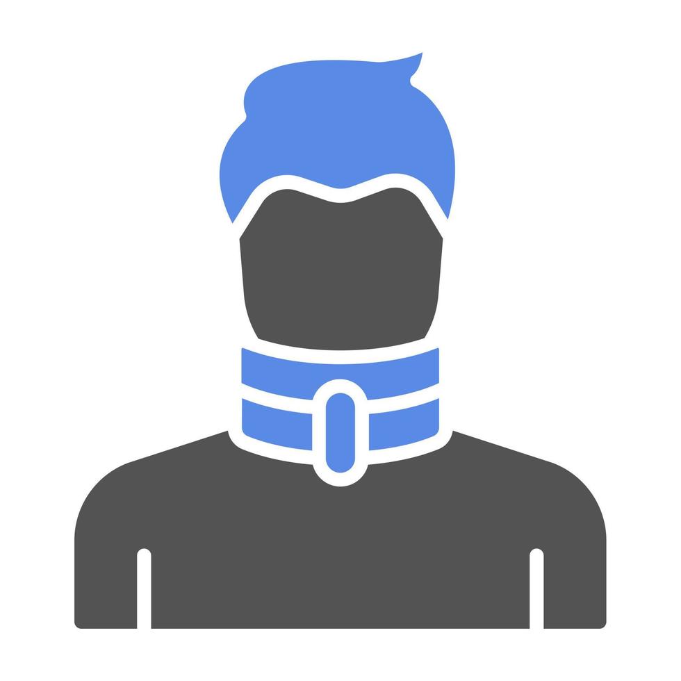 Broken Neck Vector Icon Style