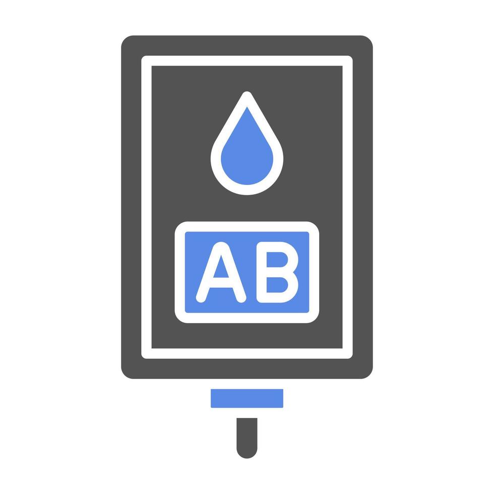 Blood Types Vector Icon Style