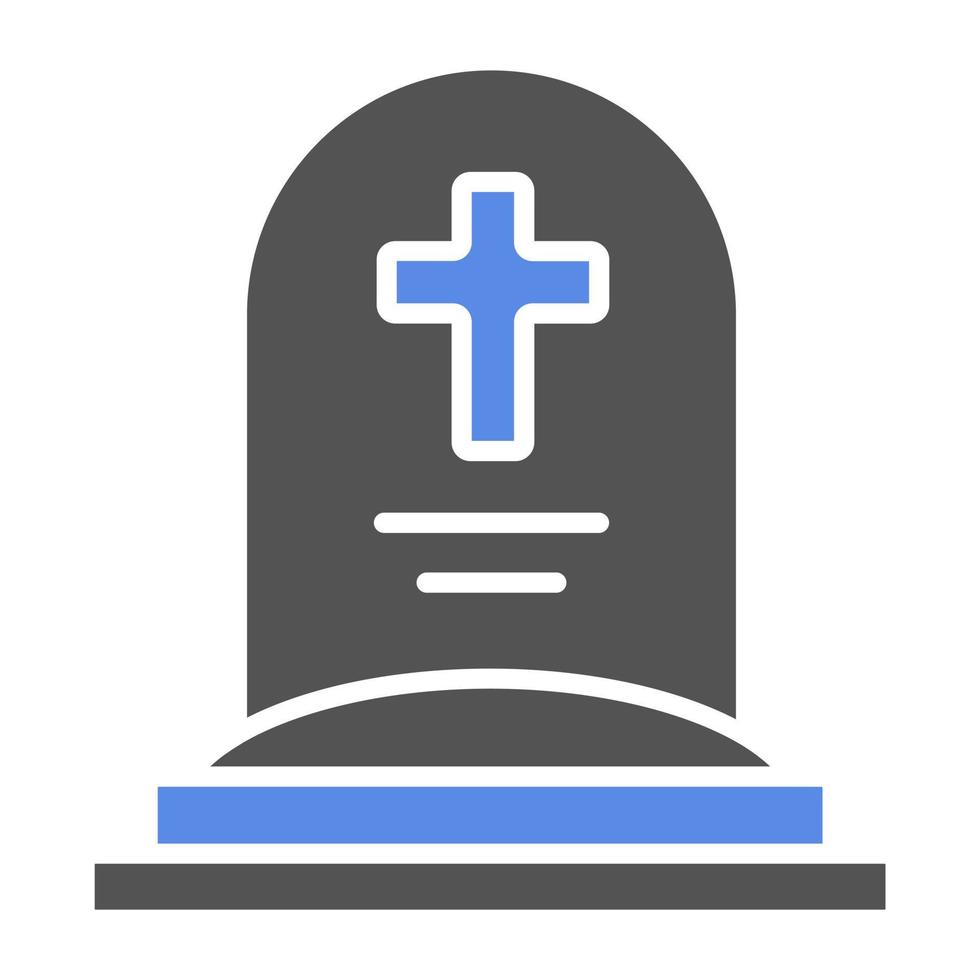 Grave Vector Icon Style